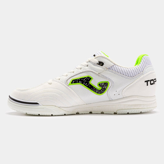 Joma Top Flex Rebound White 2302 futsal shoe, medial side view