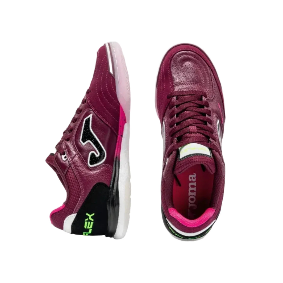 Joma Top Flex Rebound futsal shoes - Burgundy 2620 - view 5