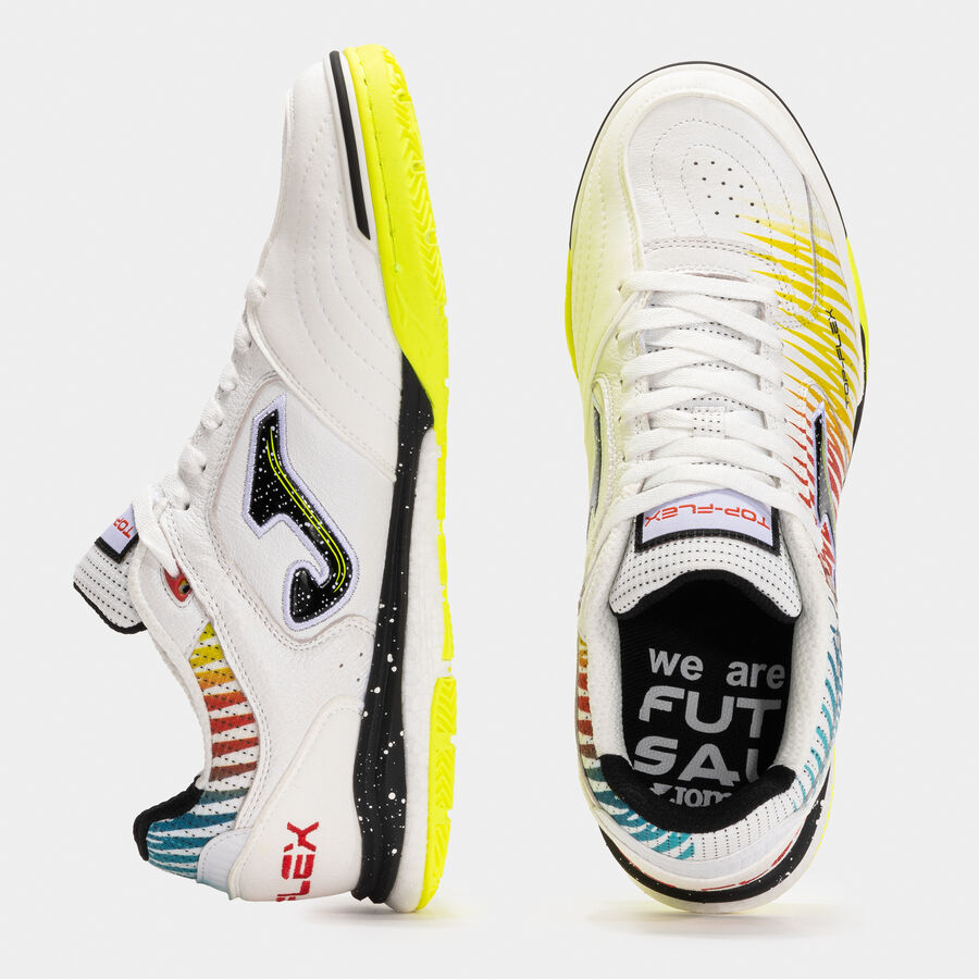 Joma Top Flex Rebound - White/Yellow/Red