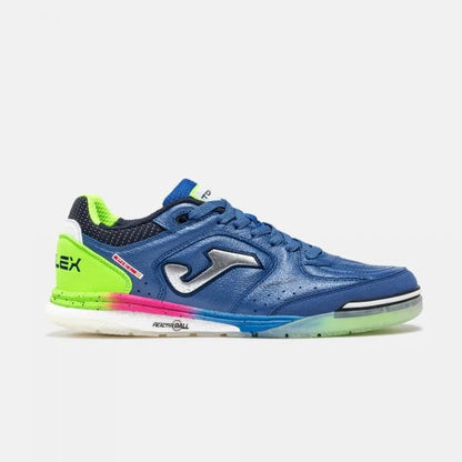 Joma Top Flex Rebound Royal Blue 2604 futsal shoe, lateral side view