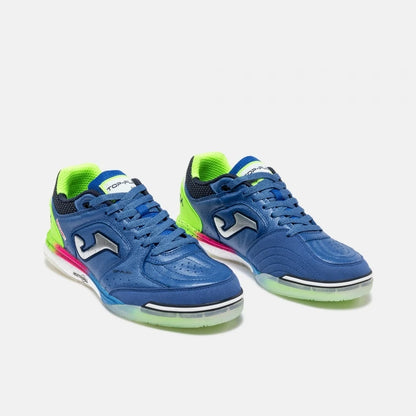 Joma Top Flex Rebound Royal Blue 2604 futsal shoe, medial side view