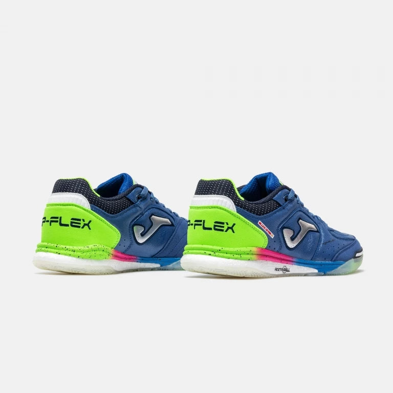 Joma Top Flex Rebound Royal Blue 2604 futsal shoe, top view
