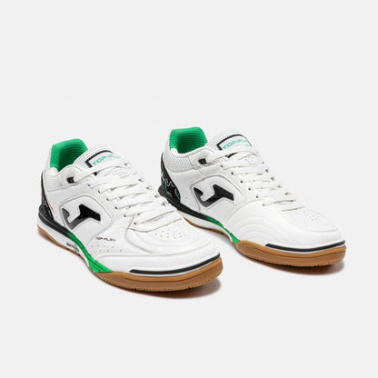 Joma Top Flex Rebound White 2632 futsal shoe, medial side view