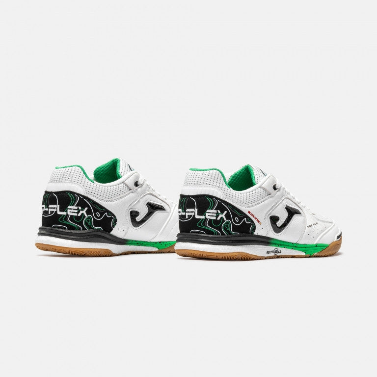 Joma Top Flex Rebound White 2632 futsal shoe, top view